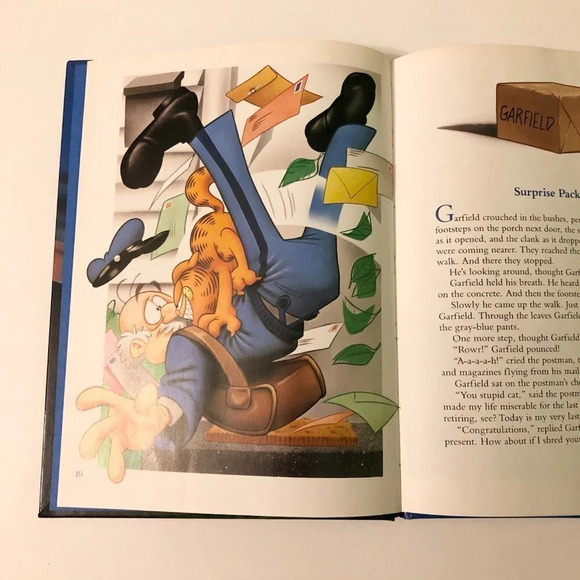 Vintage 1990 Garfields Scary Tales Book Grosset and Dunlap - Picture 14 of 16